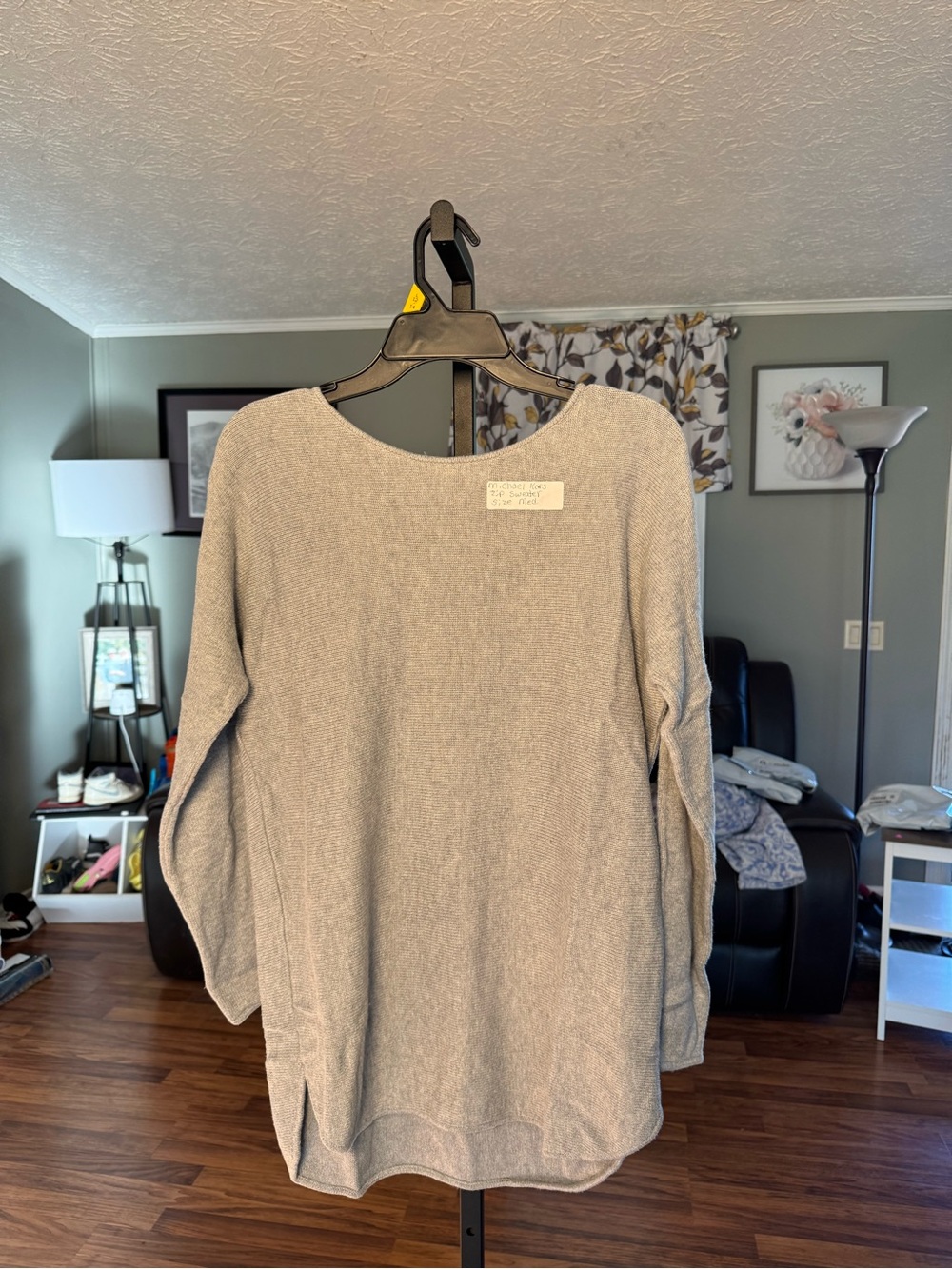 Michael Kors Women's Cozy Crewneck Sweater - Gray